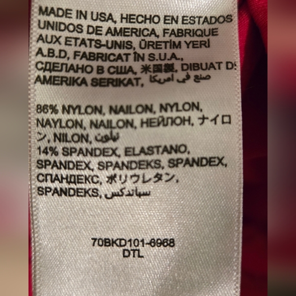 Bebe Sweetheart Racy Red Bodycon Zanzibar Knit Dress Peplum Valentines 90s y2k - Picture 11 of 13